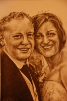 2009-01-24 Carine and Joe - Charcoal on paper