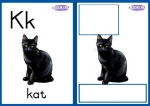 Alphabet Kk flashcard